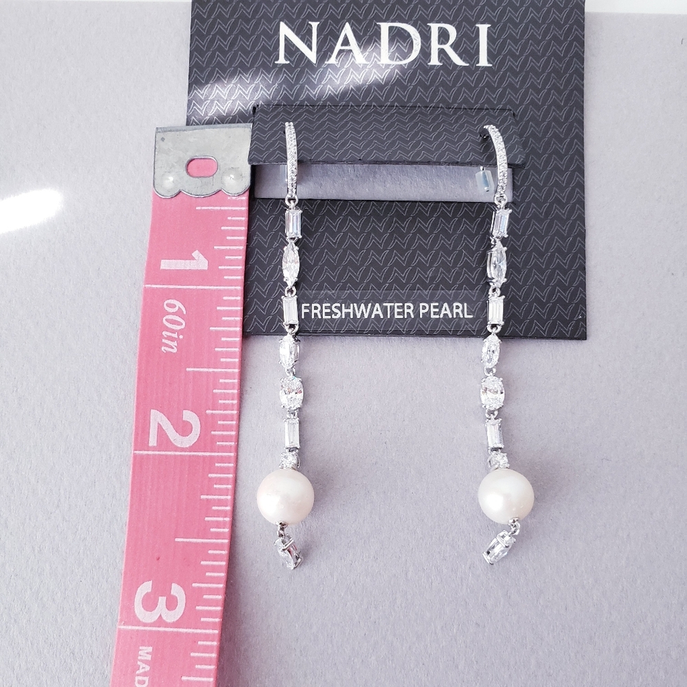 Nadri Freshwater Pearl Earrings - Picture 9 of 13